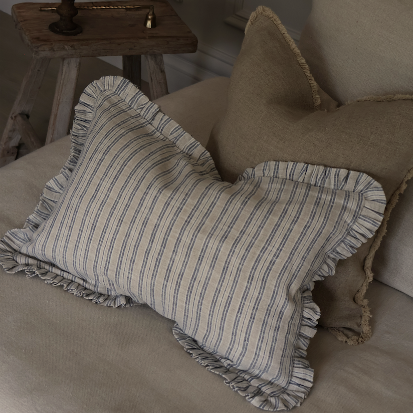 Esmé Linen Bolster Cushion