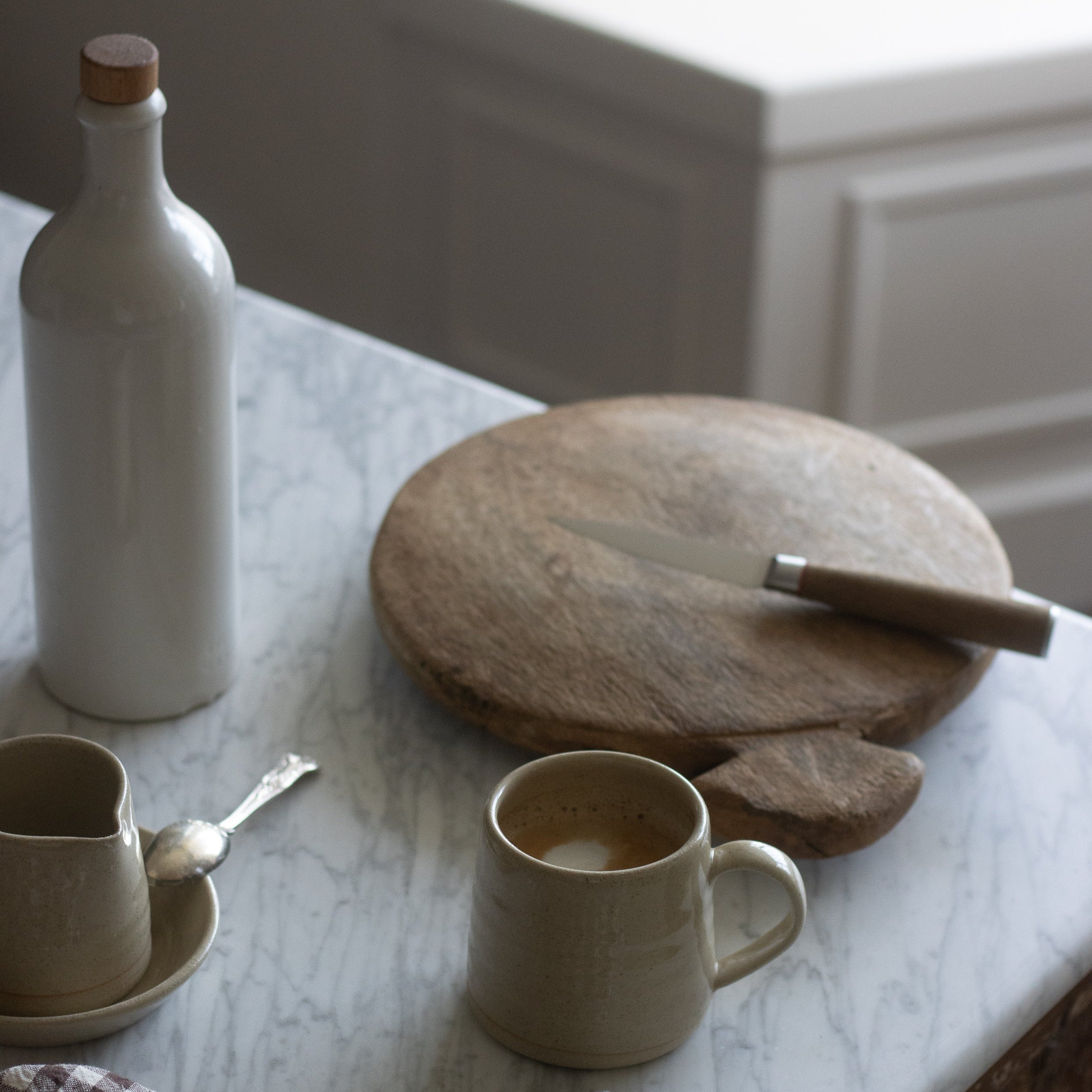 Lorelei Stoneware Oil Bottle
