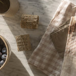 Lou Gingham Linen Napkin