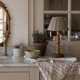 Lou Natural Gingham Kitchen Towel