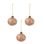 MARBLED BAUBLES SET OF 3
