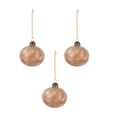 MARBLED BAUBLES SET OF 3
