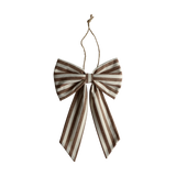 Maëva Brown Stripe Bow