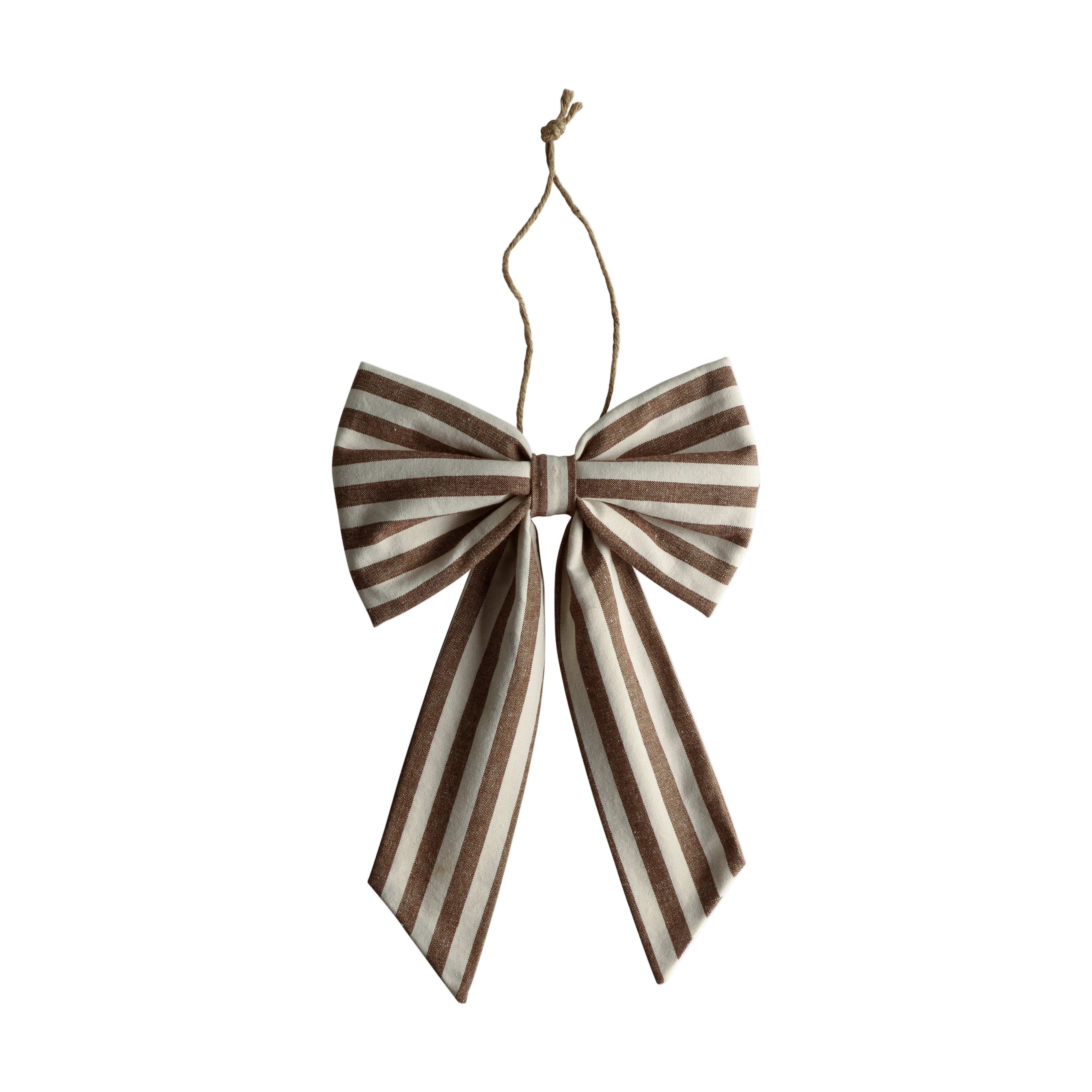 Maëva Brown Stripe Bow