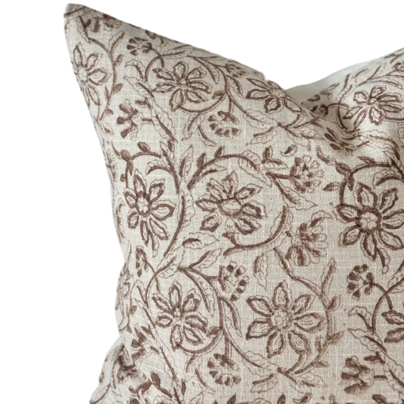 Madera Brown Print Cushion