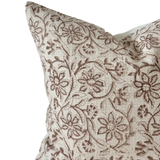 Madera Brown Print Cushion