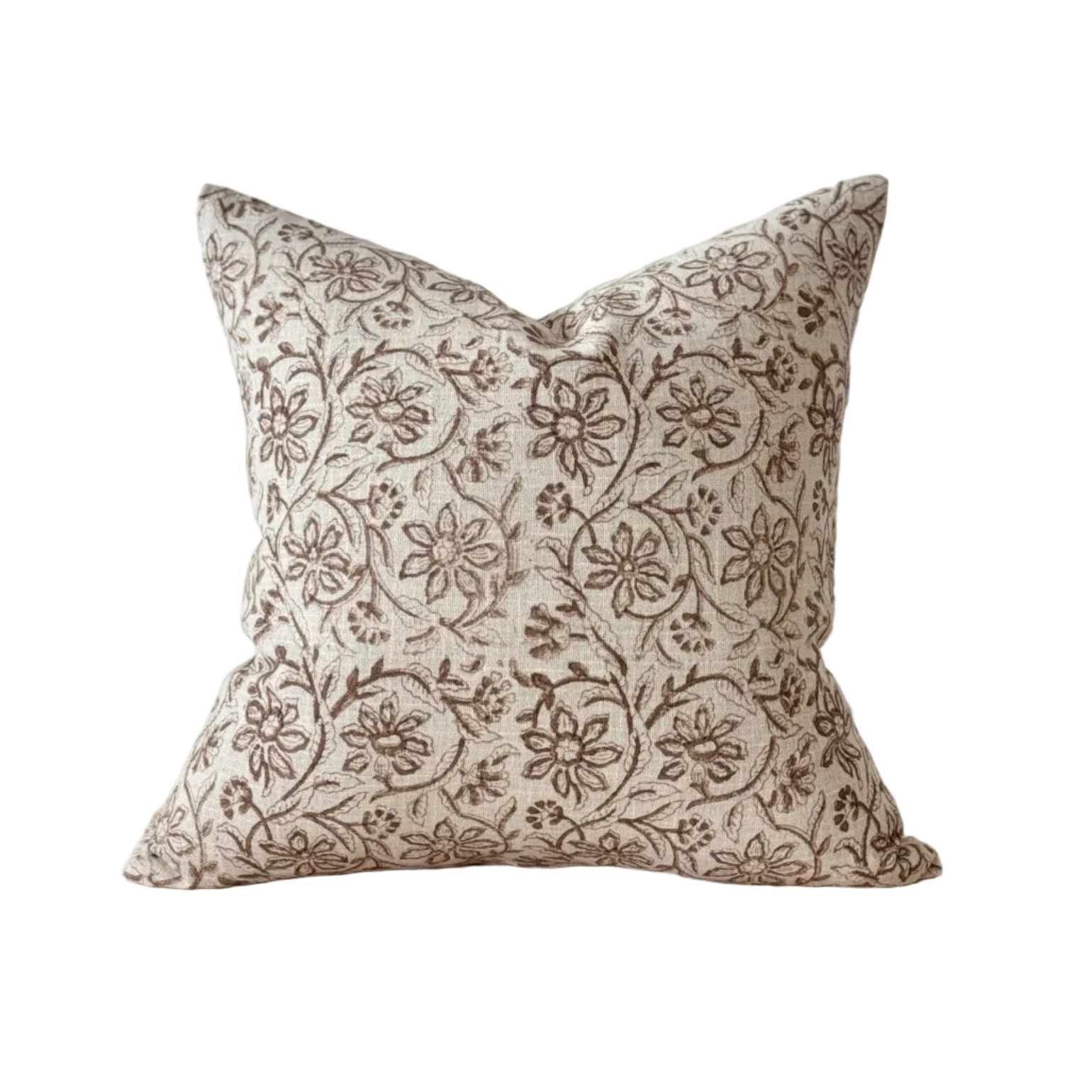 Madera Brown Print Cushion