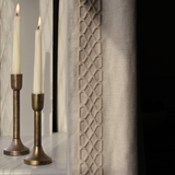 Alaya Medium Brass Candleholder