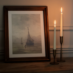 Isla Medium Brass Taper Candleholder