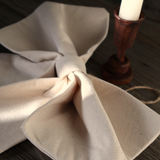 Solène Medium Cotton Cream Bow