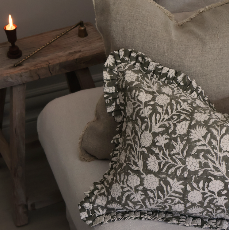 Mila Patterned Bolster Cushion