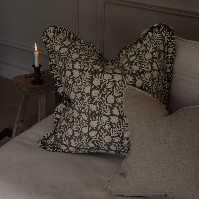 Mila Patterened Large Cushion