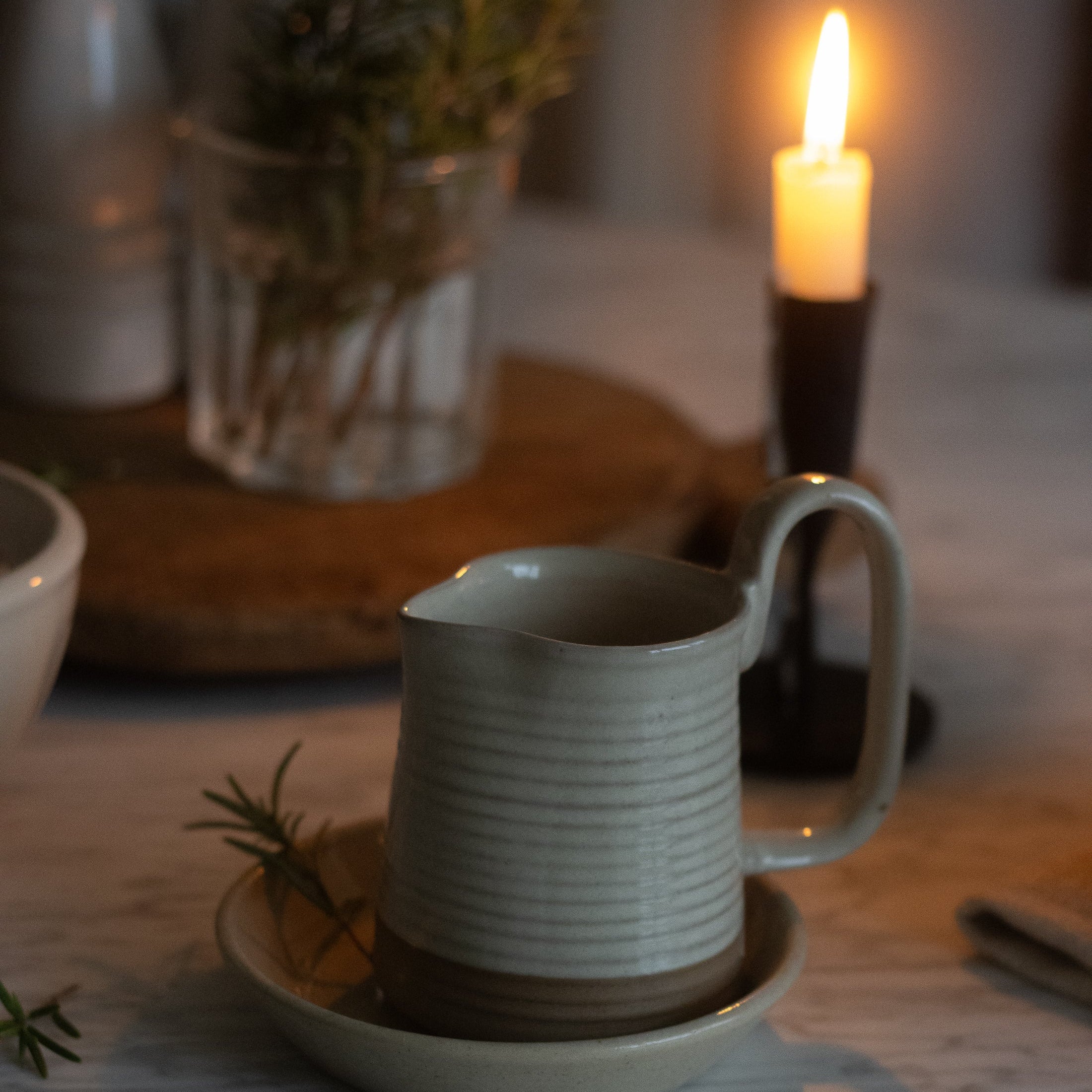 Fleur Milk White Jug