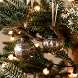 Mini Antiqued Silver Baubles