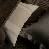 Ivy Natural Stripped Cushion