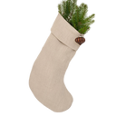 Natural Linen Stocking