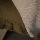 Norton Cream Herringbone Cushion