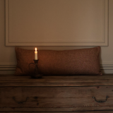 Norton Rust Herringbone Bolster Cushion