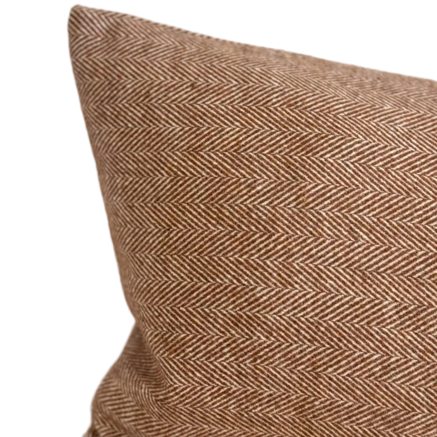 Norton Rust Herringbone Bolster Cushion