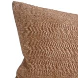 Norton Rust Herringbone Bolster Cushion