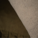 Norton Cream Herringbone Cushion
