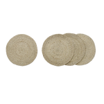 OdetteRound Jute Placemats (set of 4)