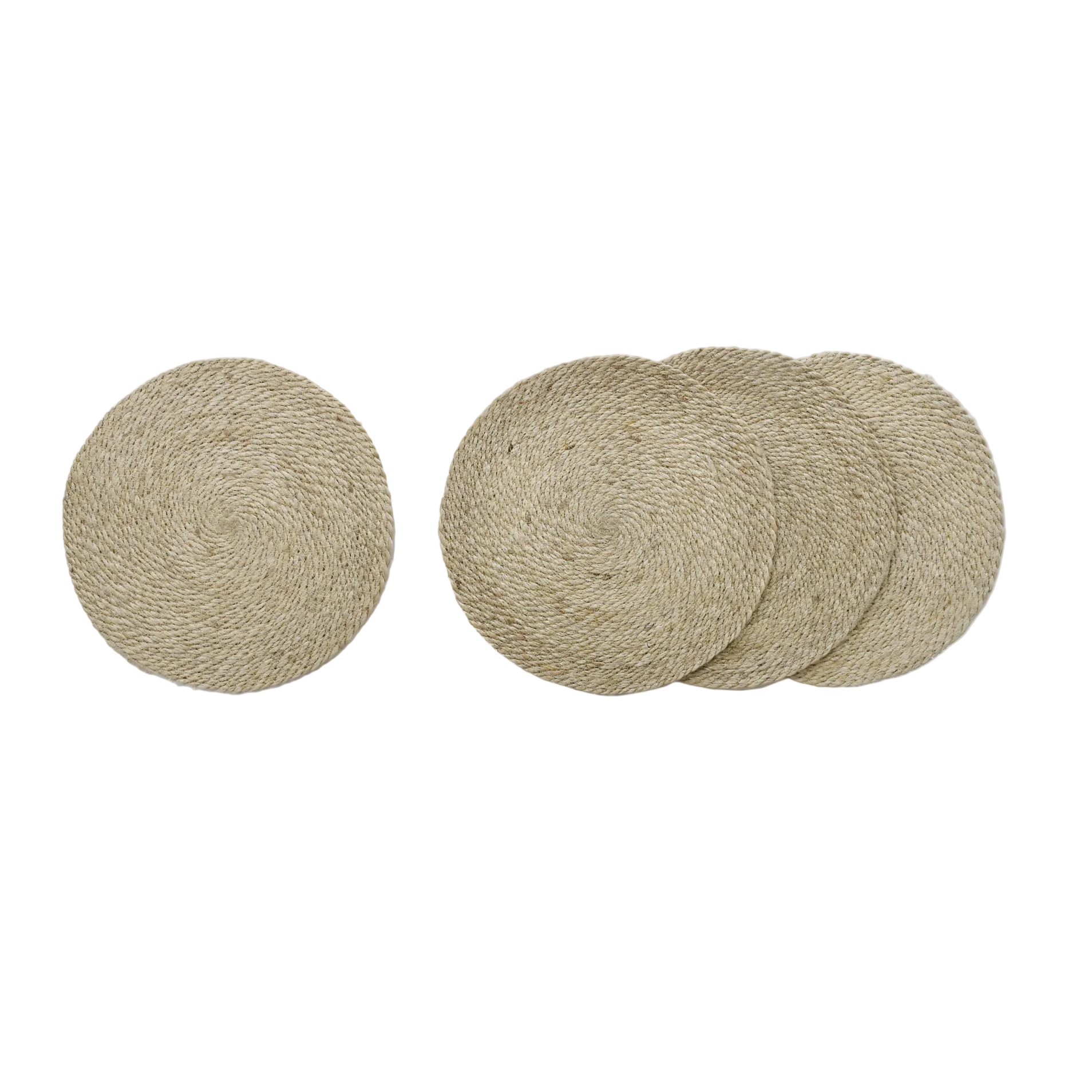 OdetteRound Jute Placemats (set of 4)