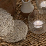 OdetteRound Jute Coasters (Set of 4)