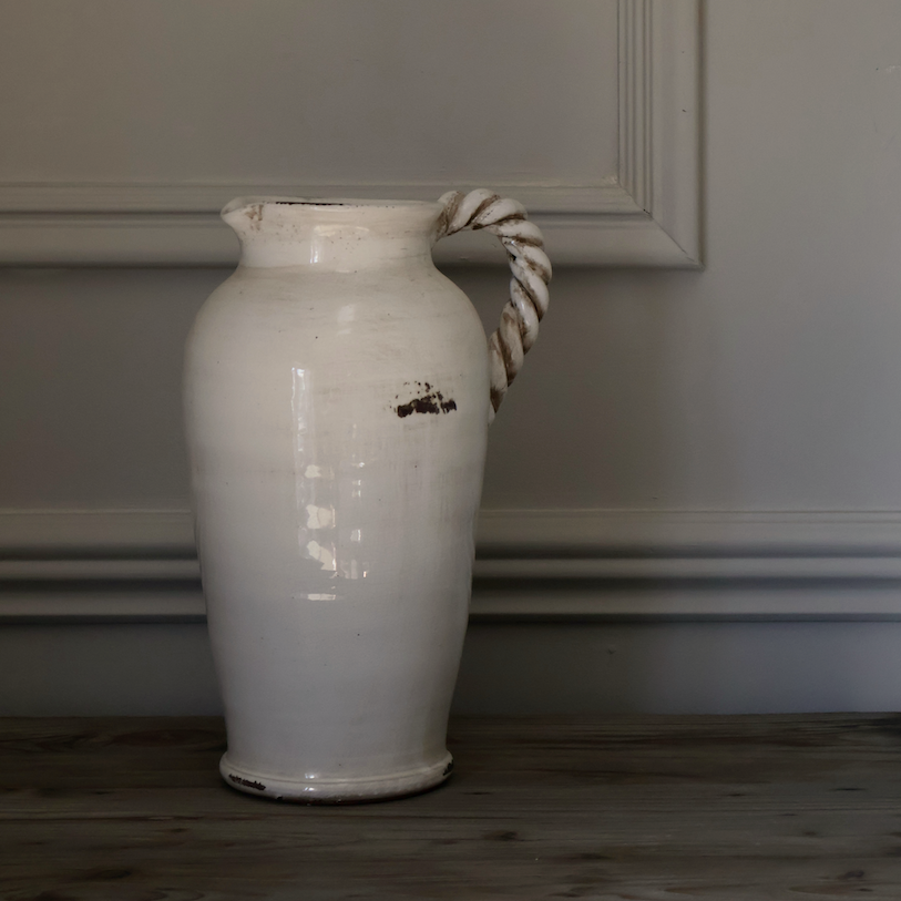 Off White Ceramic Jug