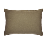 Stanley Olive Linen Cushion