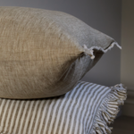 Olive Linen Cushion 