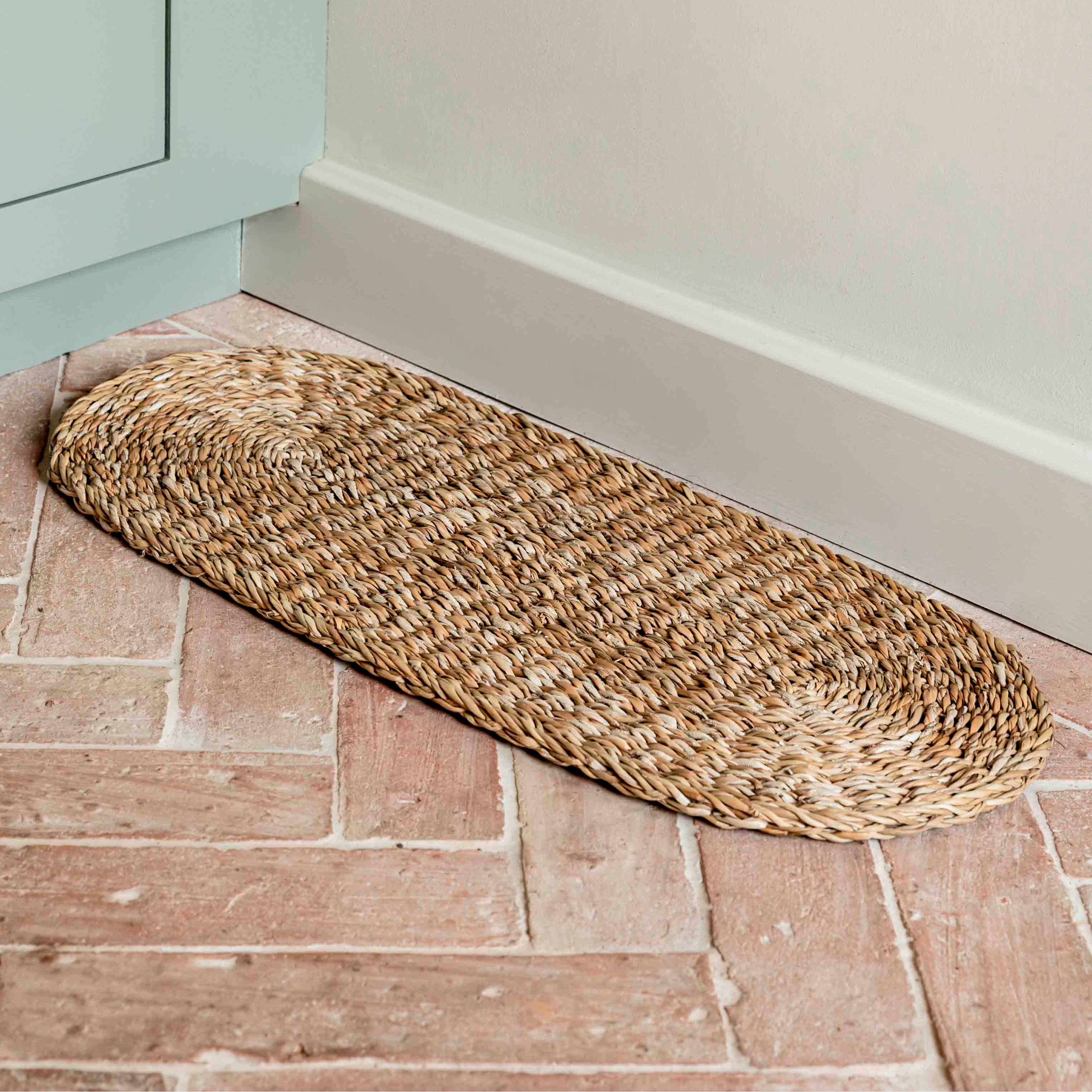 Natural Brading Pet Bowl Mat