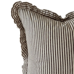 Raya Extra Large Brown Stripe Cushion