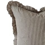Raya Extra Large Brown Stripe Cushion