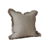 Raya Extra Large Brown Stripe Cushion