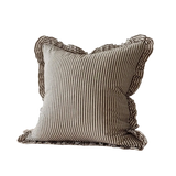 Raya Extra Large Brown Stripe Cushion