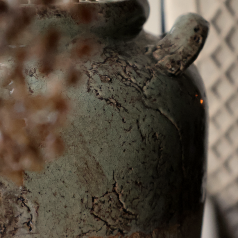 Rosina Terracotta Olive Rustic Vase