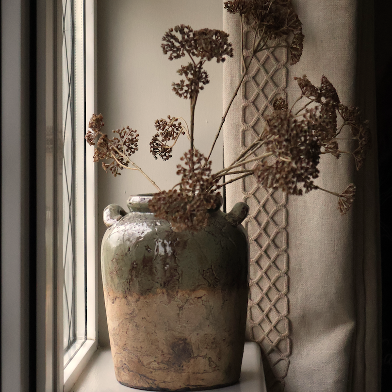 Rosina Terracotta Olive Rustic Vase