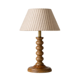 Rowan Bobbin Lamp With StrippedShade