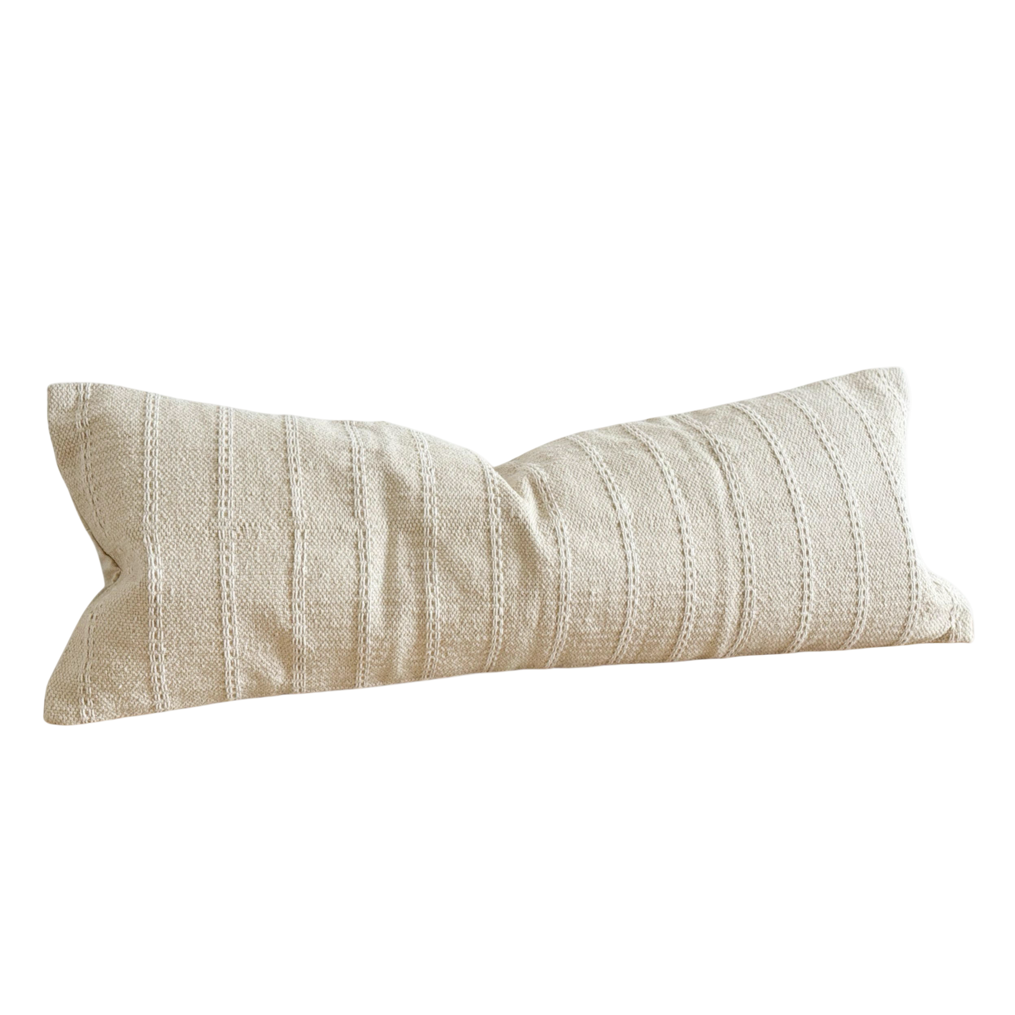 Textured Cream Cushion 