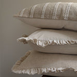 Beige Stripe Cushion 