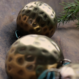 Antique Brass Baubles (Set of 3)