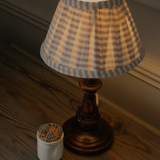 Wetherby Table Lamp with Striped Pleated Shade