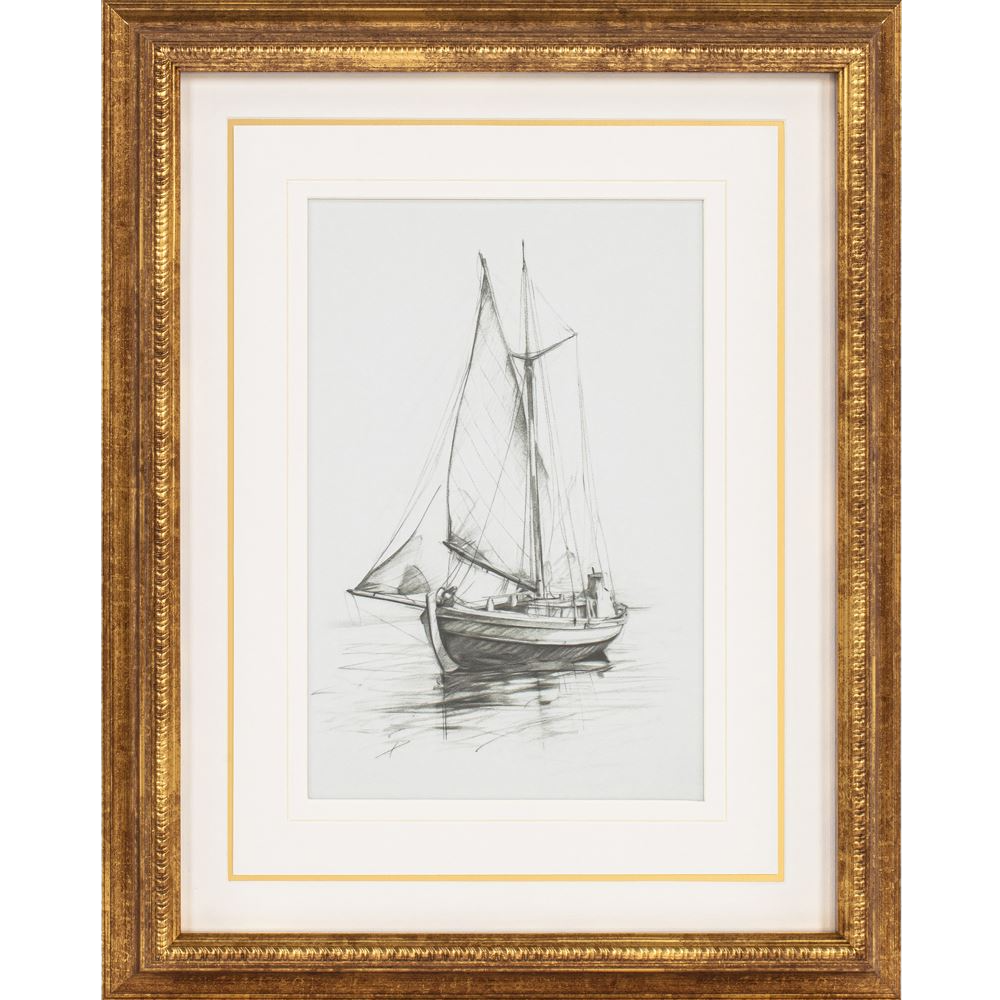 Framed Boats (Set of 2)