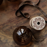 Brown Glass Baubles (Set of 3)