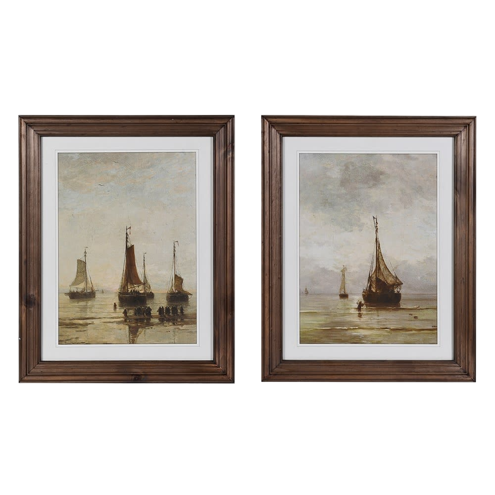 Ship Wall Art Set of 2