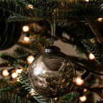 Silver Antiqued Baubles (Set of 3)