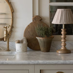 Small Antiqued Redstone Trumpet Pot