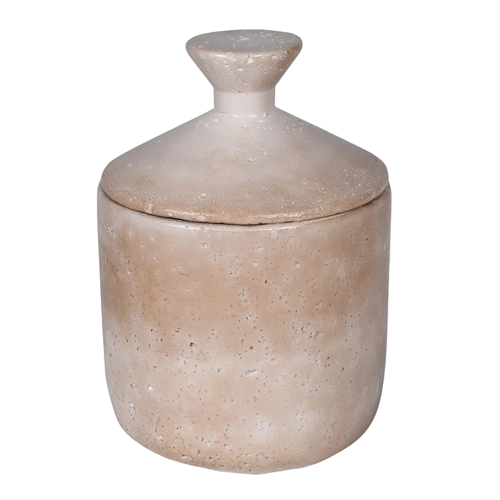 Small Atelier Taupe Jar