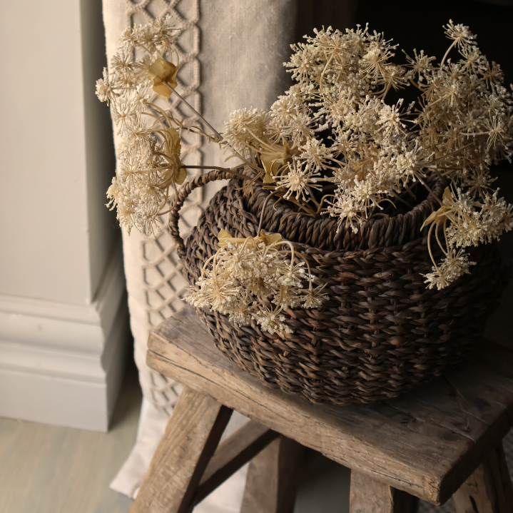 Amani Small Handwoven Seagrass Vase
